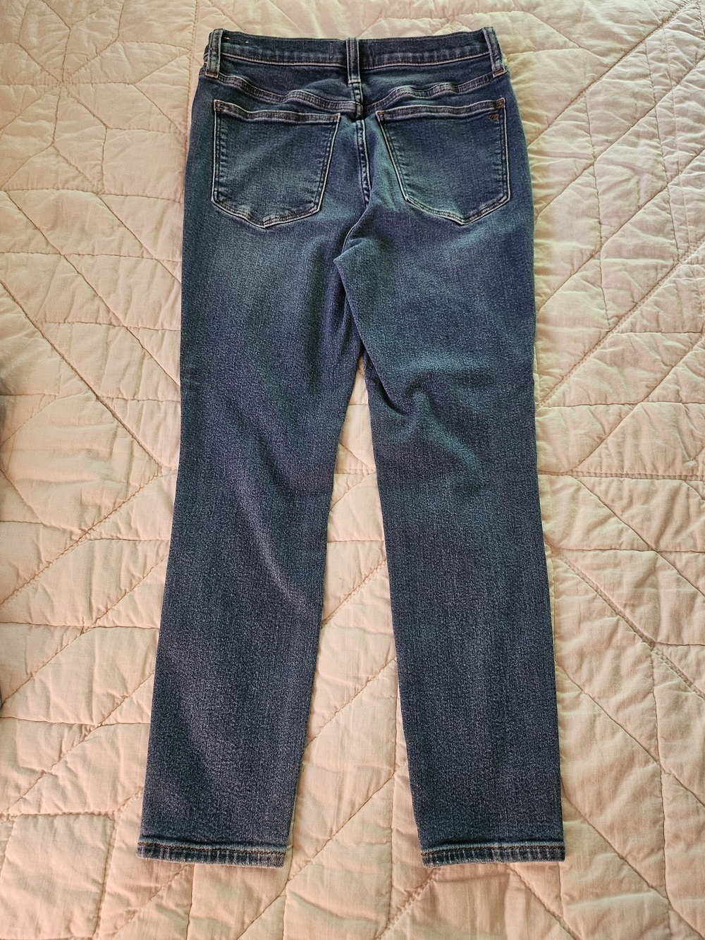 Madewell- 10" High Rise Skinny Crop Faded Denim- Size 27 - Picture 2 of 7